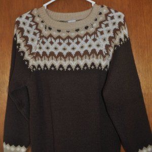 Alpaca Yarn Sweater Size M